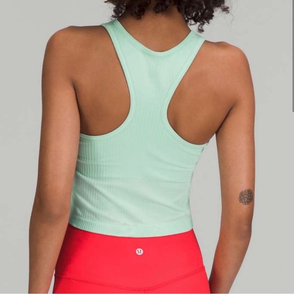 Ebb to Street Cropped Racerback Tank Top - Picture 2 of 2